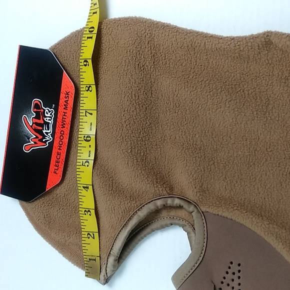 Wild Wear Men's Fleece Hood With Mask - Picture 5 of 9